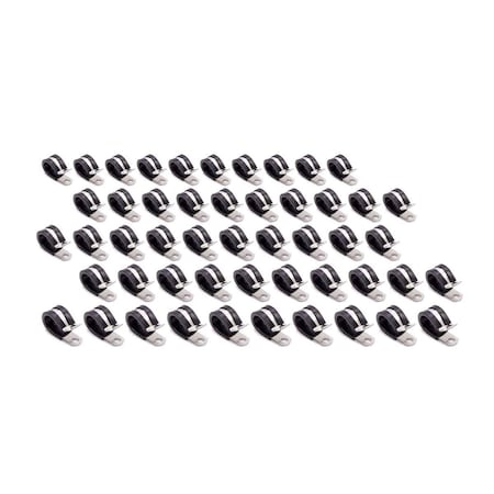Allstar Performance 0.625 in. Aluminum Line Clamps, 50PK ALL18304-50